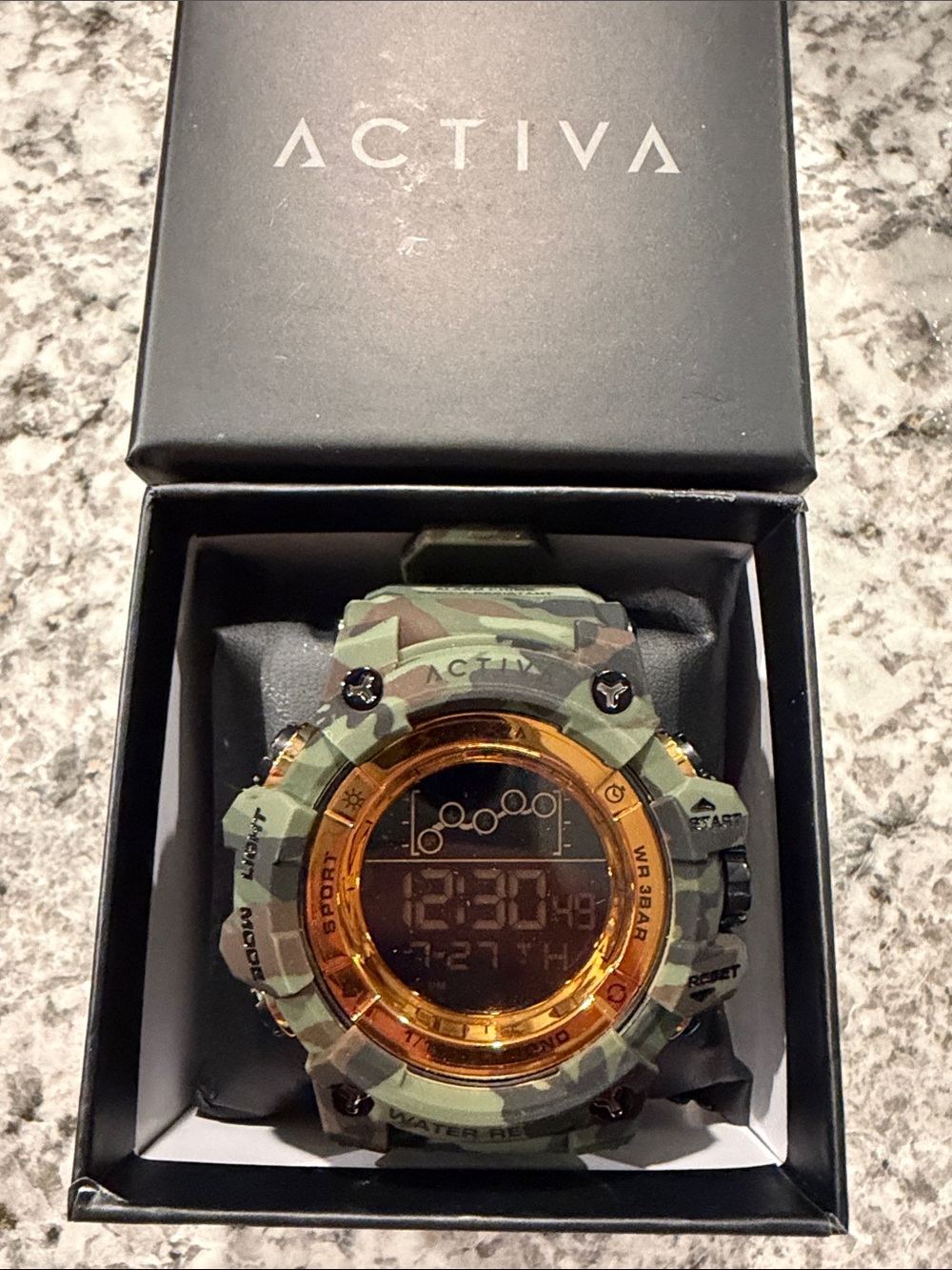 Activa X Invicta Digital Summit Unisex Watch 50mm Camo ACW8082-021 New w/Box